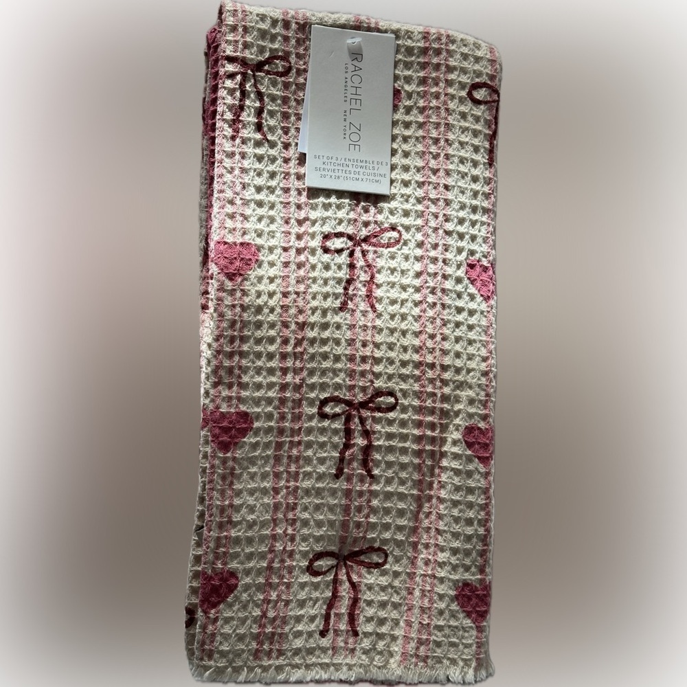 ✨NWT✨ Rachel Zoe- Set of 3 Kitchen Towels